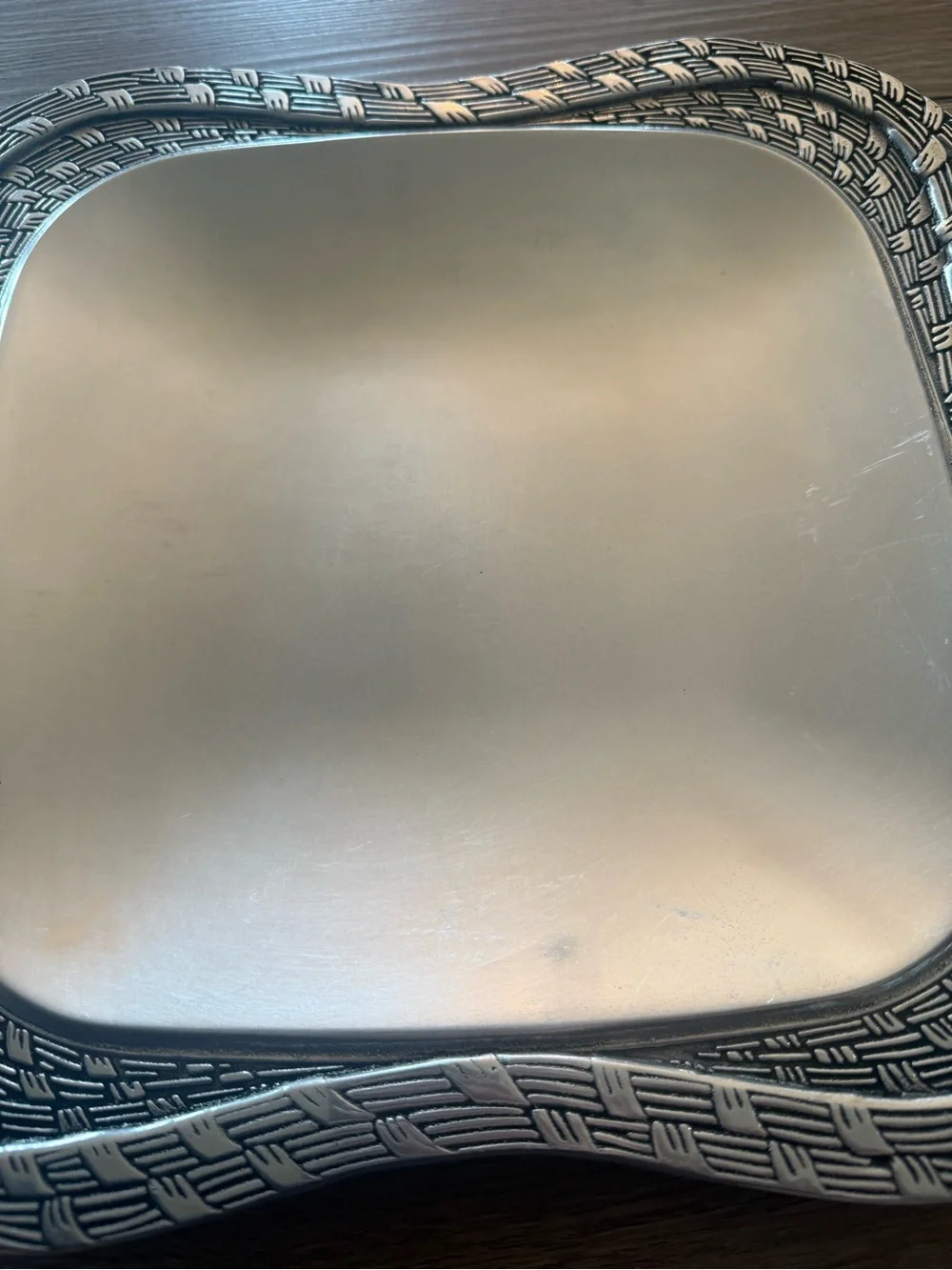 Vintage Medium Wilton Armetale Tray With Handles From The Sweetgrass Collection